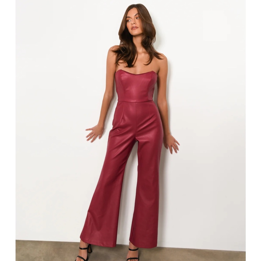 Hutch Faux Leather Jumpsuit - Picture 3 of 8